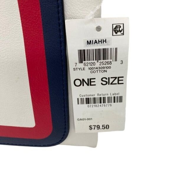 Alfani Miahh Web Strap Womens Crossbody Bag Double Zip Purse - Picture 5 of 12